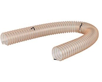 Pelletsschlauch zwischen Brenner und Förderschnecke