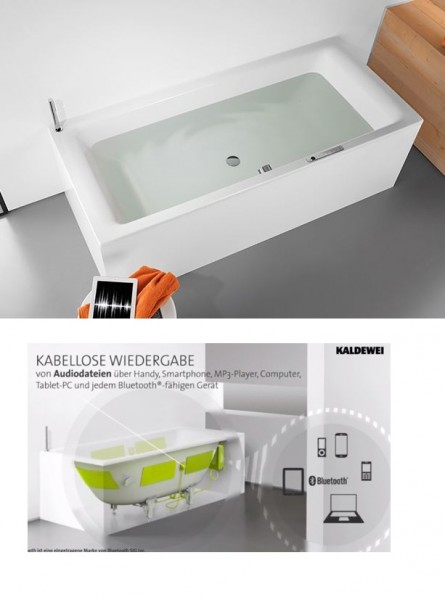 Kaldewei Sound Wave: Innovatives Bad-Audio-System macht die Wanne zum Klangkörper