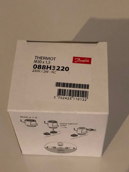 Danfoss Stellantrieb Thermostat M30x1,5, 230V,Heimeier,Stellmotor,Fußbodenheizung - 088H3220