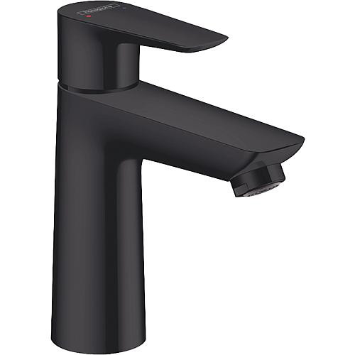 Waschtischmischer Hansgrohe 110 Talis E Ausladung 112 mm schwarz matt