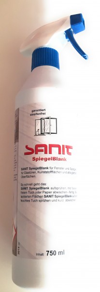 SANIT - SpiegelBlank - 750ml - Flasche - Fensterreiniger