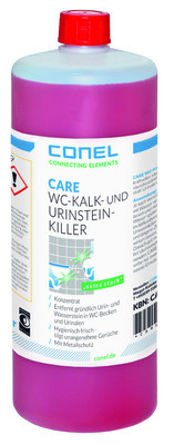 CARE WC-Kalk-/Urinsteinkiller 1 Liter Flasche Konzentrat salzsäurehaltig CONEL